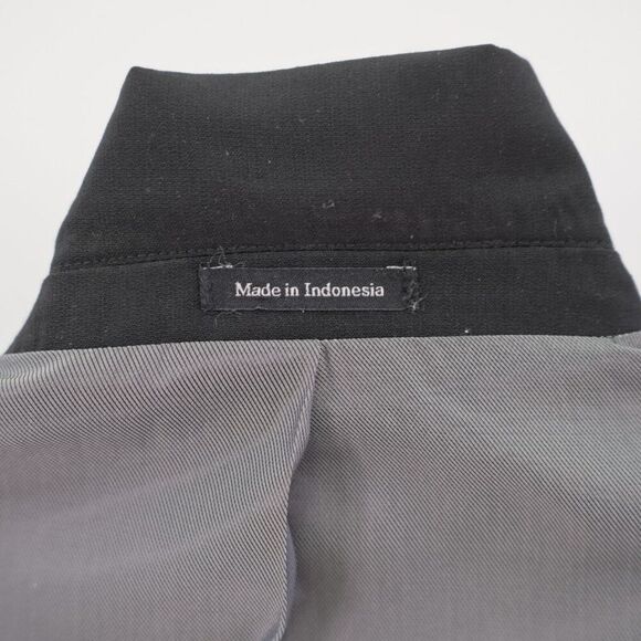 Pronto Uomo Wool Gray 2 Piece Suit 40R 36 / 33 Mid Rise Flat Front 2 Button Line - Picture 14 of 14